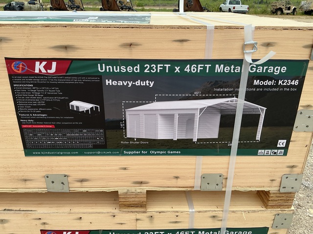 KJ K2346 Metal Garage - Unused
