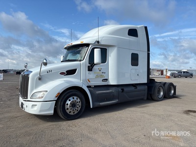 2020 Peterbilt 579 6x4 3- Achs Sattelzugmaschine mit Schlafkabine