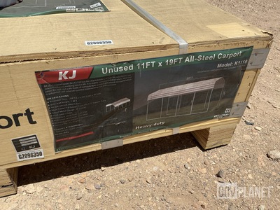 KJ K1119 All-Steel Carport - Unused