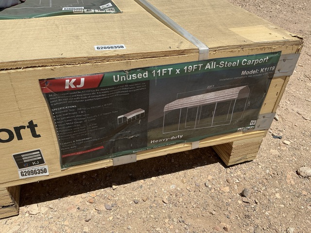 KJ K1119 All-Steel Carport - Unused