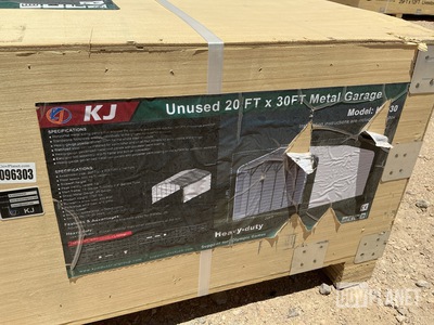 KJ K2030 Metal Garage - Unused
