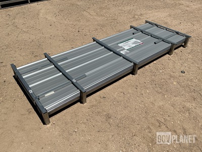 (100) Piece Lot of 10' Long Corrugated Steel Panels