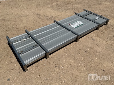 (100) Piece Lot of 10' Long Corrugated Steel Panels