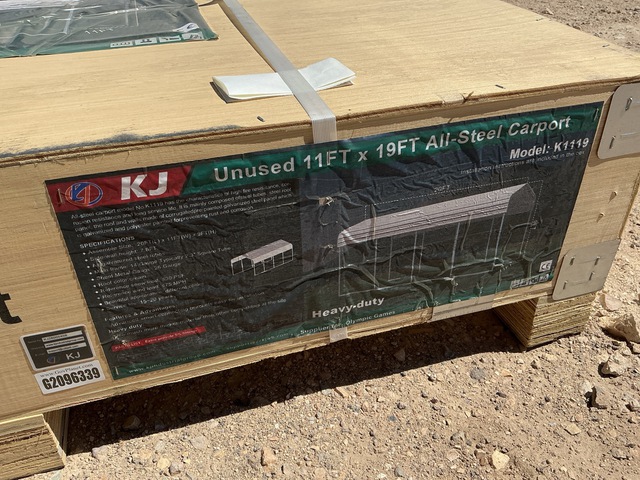 KJ K1119 All-Steel Carport - Unused