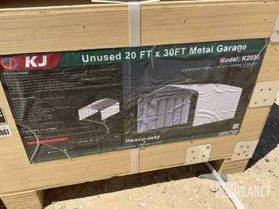 KJ K2030 Metal Garage - Unused