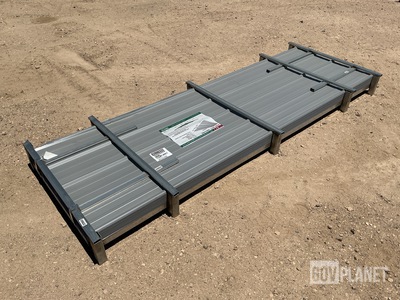 (100) Piece Lot of 10' Long Corrugated Steel Panels