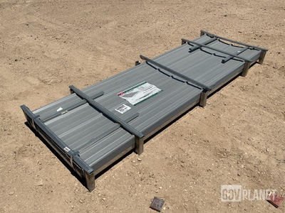 (100) Piece Lot of 10' Long Corrugated Steel Panels