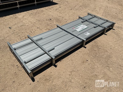 (100) Piece Lot of 10' Long Corrugated Steel Panels