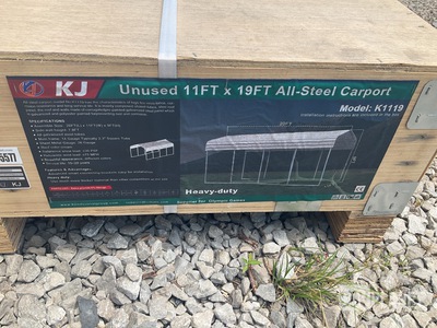 KJ K1119 All-Steel Carport - Unused