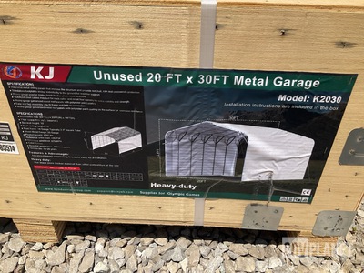 KJ K2030 Metal Garage - Unused
