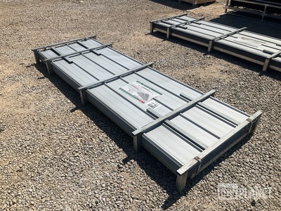 (100) Piece Lot of 10' Long Corrugated Steel Panels