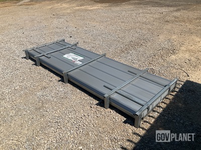 (100) Piece Lot of 10' Long Corrugated Steel Panels