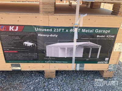 KJ K2346 Metal Garage - Unused