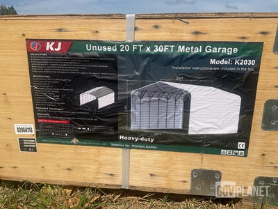 KJ K2030 Metal Garage - Unused