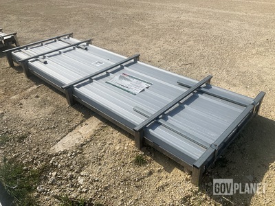 (100) Piece Lot of 10' Long Corrugated Steel Panels