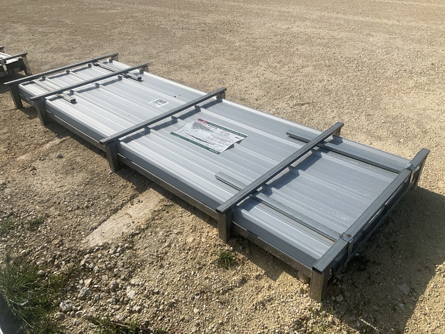 (100) Piece Lot of 10' Long Corrugated Steel Panels (100) Piece Lot of 10' Long Corrugated Steel Panels
