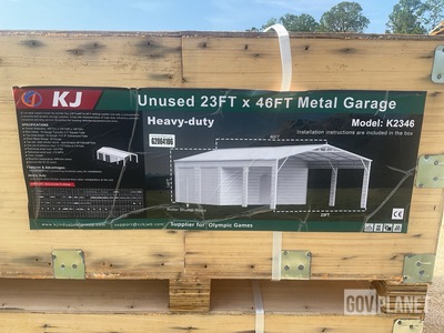 KJ K2346 Metal Garage - Unused