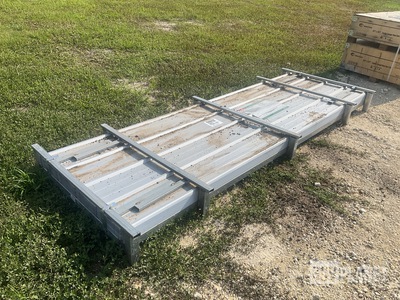 (100) Piece Lot of 10' Long Corrugated Steel Panels