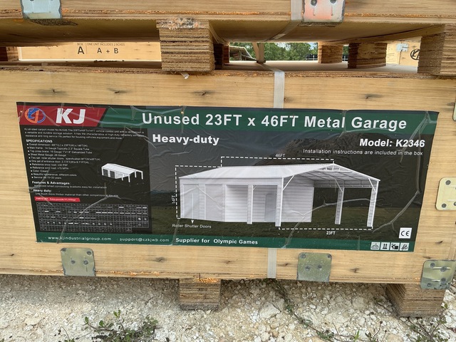 KJ K2346 Metal Garage - Unused