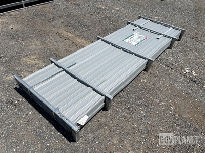(100) Piece Lot of 10' Long Corrugated Steel Panels