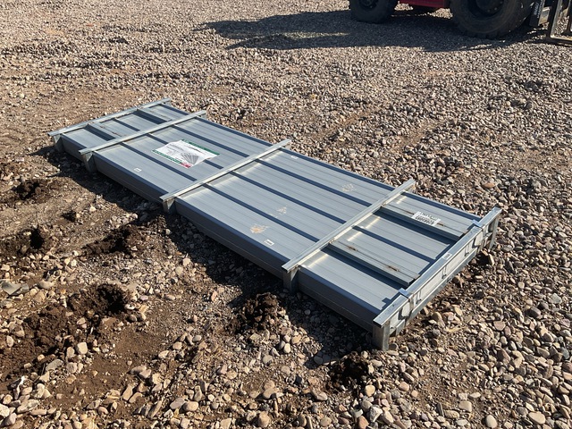 (100) Piece Lot of 10' Long Corrugated Steel Panels