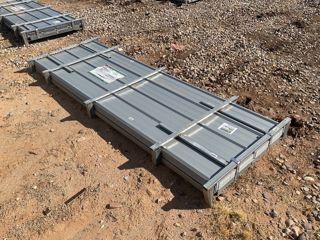 (100) Piece Lot of 10' Long Corrugated Steel Panels