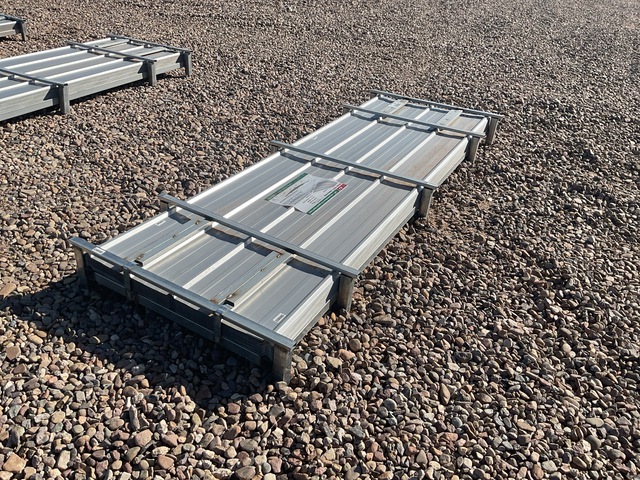 (100) Piece Lot of 10' Long Corrugated Steel Panels