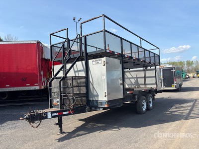 2014 Ethier 19 ft T/A Concrete form Equipment Trailer