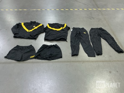 (44) Pairs of Pants, (7) Physical Fitness Jackets & Assorted Items
