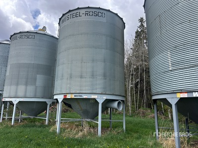 1998 Westeel +/- 2100 bu 6 Ring Hopper Grain Bin