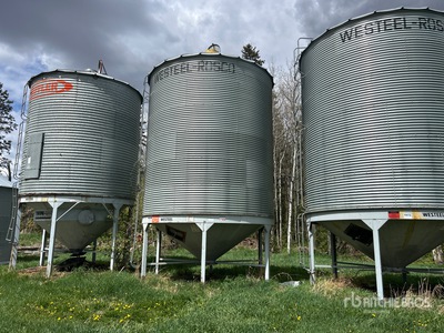 Westeel +/- 2100 bu 6 Ring Hopper Grain Bin