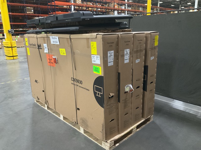 (4) Viewsonic CDE9830 98"Commercial Displays & (2) Commercial Displays