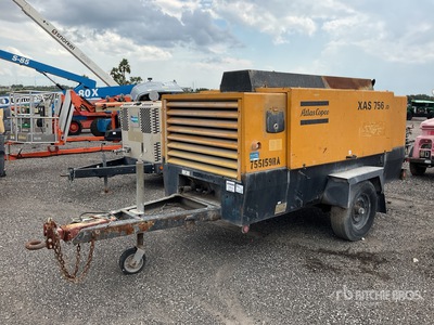 2008 Atlas Copco XAS750CD6 Mobile Air Compressor