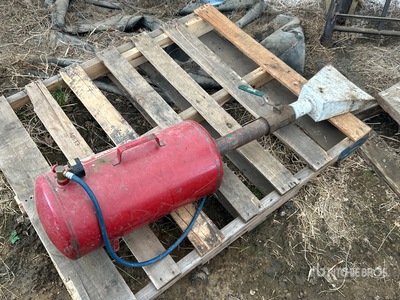 7 gal Homemade Tire Blaster & Luchtcompressor