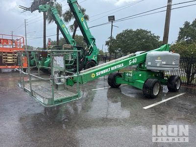 2017 Genie S-40 4WD Diesel Telescopic Boom Lift