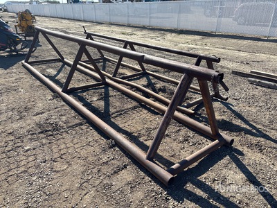 Quantity of (2) Steel Pipe Racks