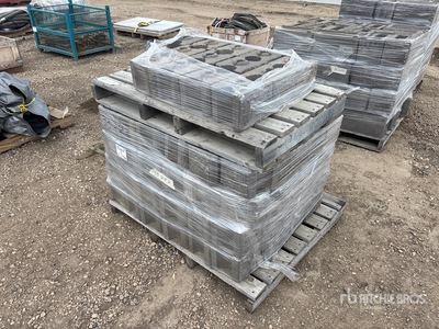 Quantity of (2) Pallets of Allan Block Rustic Fence Stone