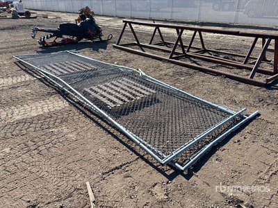 Quantity of (2) 21 ft x 6 ft Chain Link Fencing