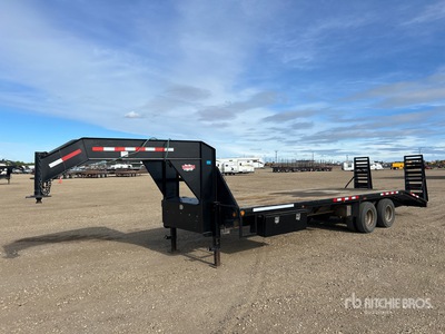 2014 Load Trail GH0226122 26 ft T/A Gooseneck Equipment Trailer