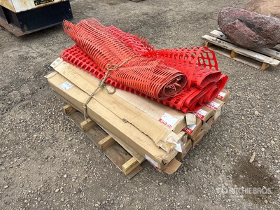 Quantity of (12) Boxes 4 ft x 100 ft Orange Safety Fencing