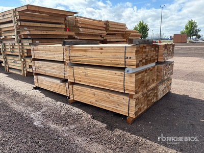 Quantity of 2 in x 6 in Framing Lumber (Unused)