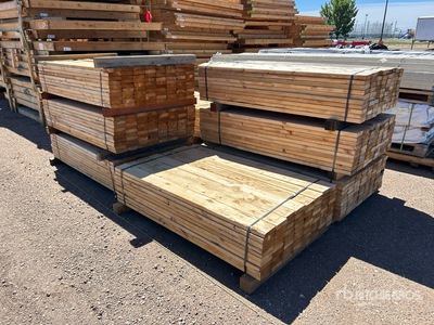 Quantity of 2 in x 6 in Framing Bois de construction (Unused)