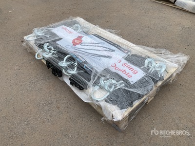 Quantity of (8) Greatbear Double Leg Lifting Chain Fascia per sollevamento (Unused)