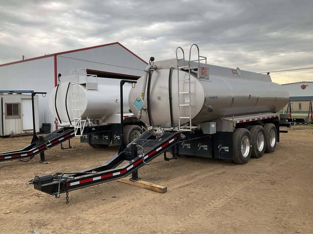 2015 Jasper 22233 L Tri/A Drawbar Pup Tanker Trailer