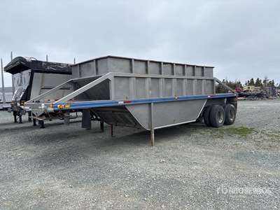 1989 Arne's 33 ft T/A Belly Dump Trailer