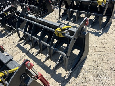 All-Star 78 In E-Series Skid Steer Root Rake