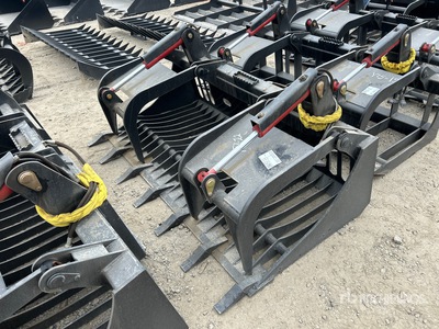 All-Star 72 in Skeleton w/Teeth Skid Steer Grapple