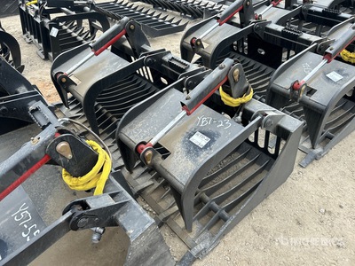 All-Star 80 in Log w/Teeth Skid Steer Grapple