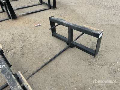 All-Star 44 in Skid Steer Bale Spear
