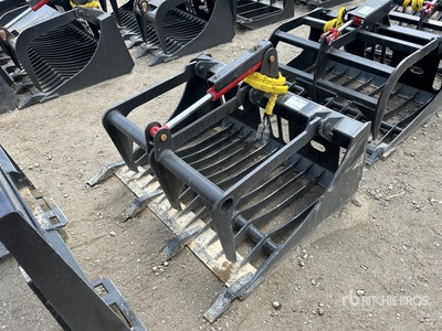 All-Star 48 in Skeleton Skid Steer Grapple Bucket